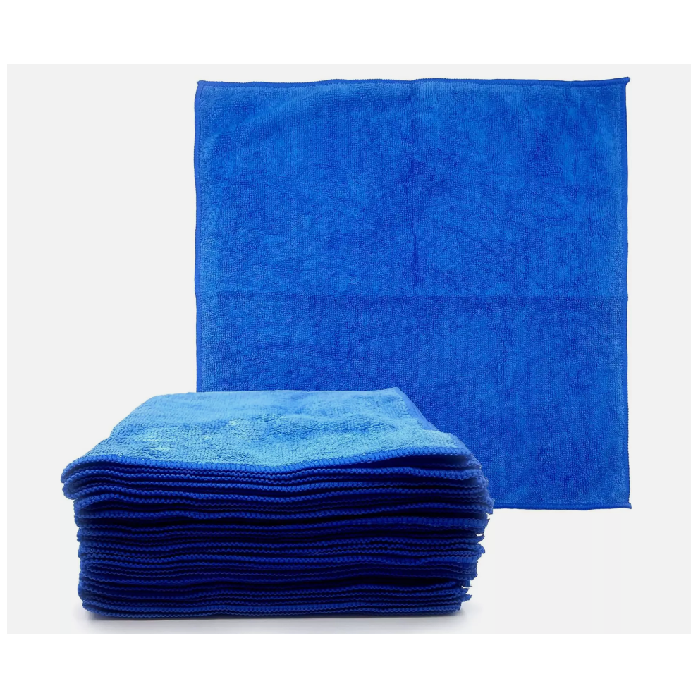 Microfibre Cloths 40x40 Cleaning Drying 10 Kitchen Window Car Cleaning