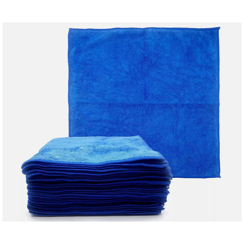 The Dustpan & Brush Store Microfibre Cloths 40X40 Cleaning Drying 10 Kitchen Window Car Cleaning
