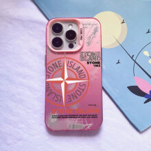 (style 2 , iPhone 11pro) Electroplating color silver tide brand mobile phone case Shidao label