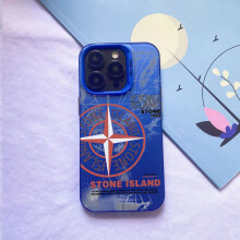 (style 4, iPhone 11pro) Electroplating color silver tide brand mobile phone case Shidao label