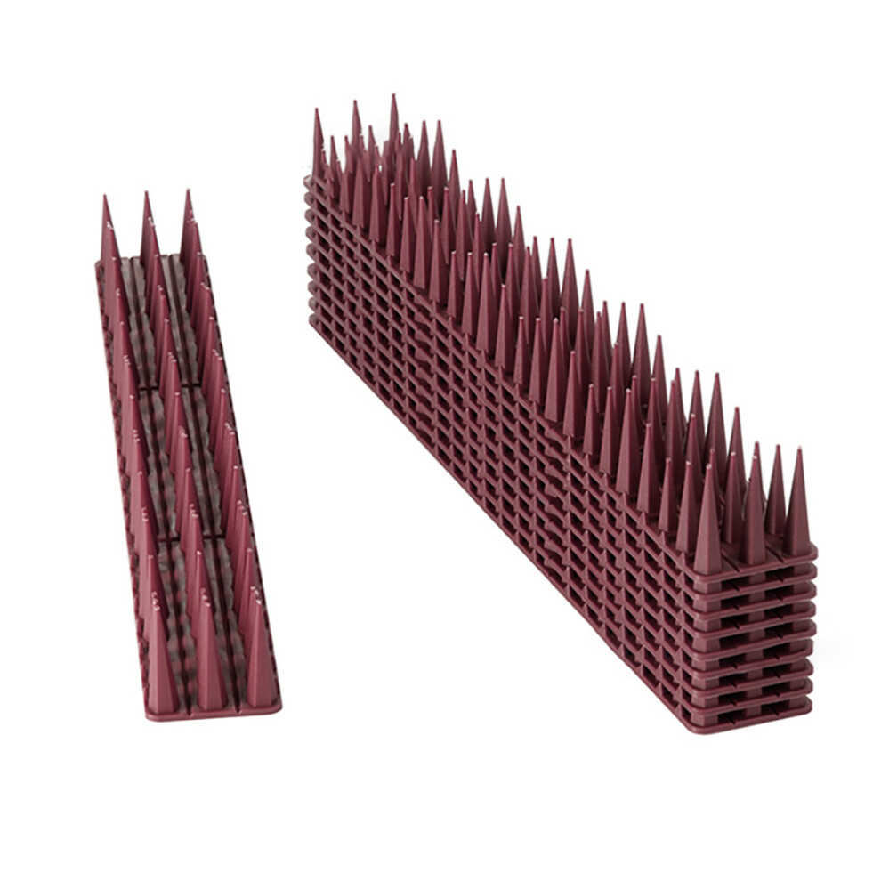 (brown) 8 Pcs/Pack Bird Spikes Anti Bird Defender Spikes