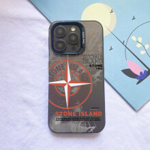 (style 10, iPhone 11pro) Electroplating color silver tide brand mobile phone case Shidao label