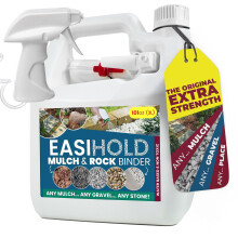 EASIHOLD ROCKS - 3L Resin Gravel Glue with Applicator for Bonding Stones, Bark and Gravel on Borders, Patios and Garden Paths. Lasts up to 3 Years, No