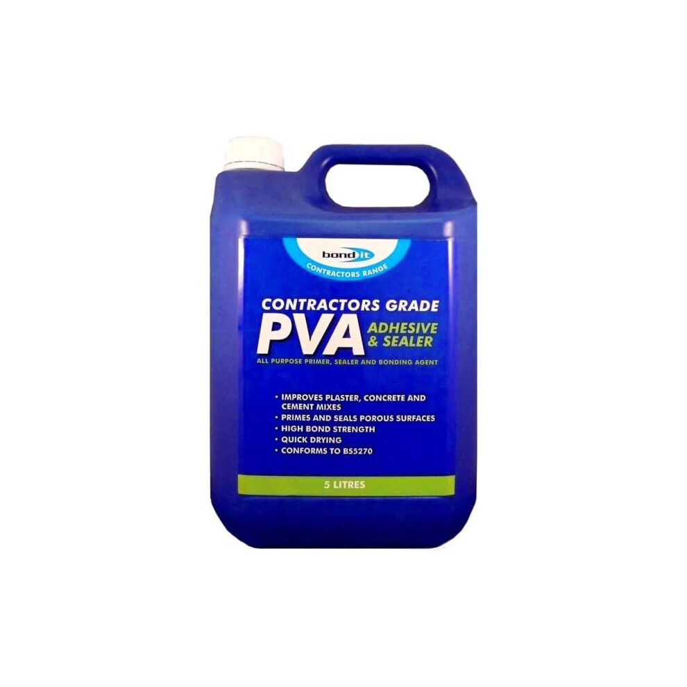 Bond it PVA Contractors Grade Adhesive & Sealer 5L