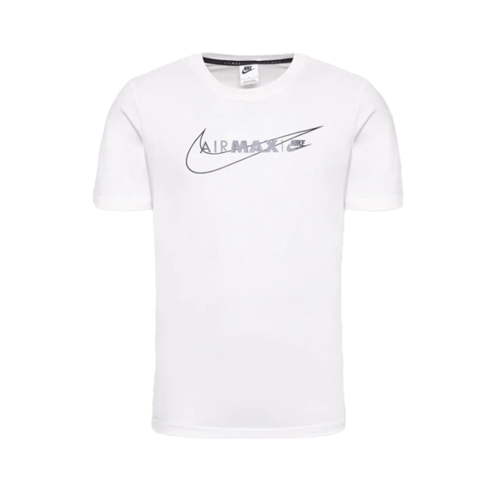 (Large) Nike Air Max Mens T-Shirt - White