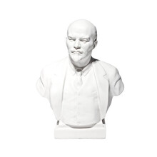 danila-souvenirs Soviet Russian Leader Vladimir Lenin Marble Bust Statue Sculpture 18 cm