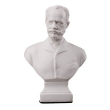 danila-souvenirs Russian Composer Pyotr Tchaikovsky Marble Bust Statue Sculpture 12 cm