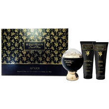 Afnan Souvenir Desert Rose Dames Luxe Parfum Gift Set - Eau De Parfum (3.4 Oz), Body Lotion (3.4 Oz), Shower Gel (3.4 Oz)
