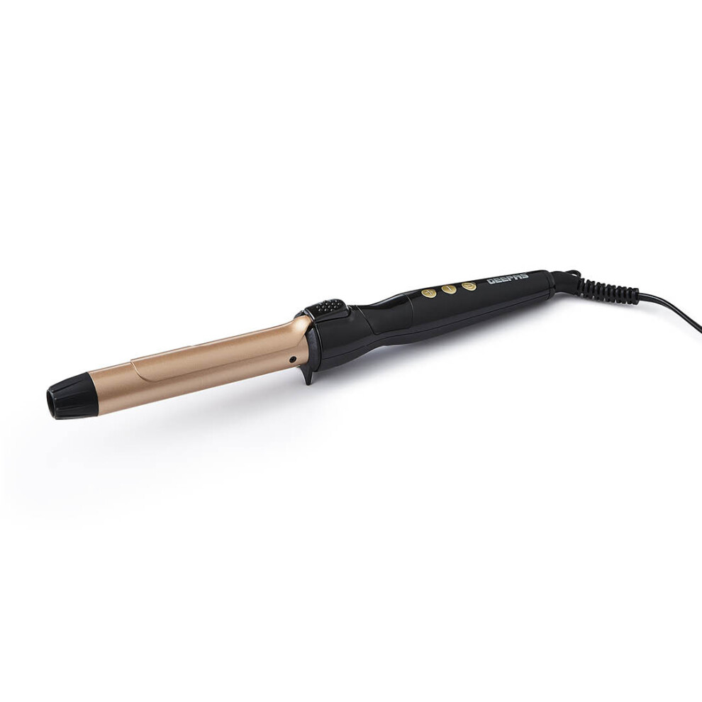 Geepas Professional Hair Curler with Ceramic Coating Curling Iron Wand