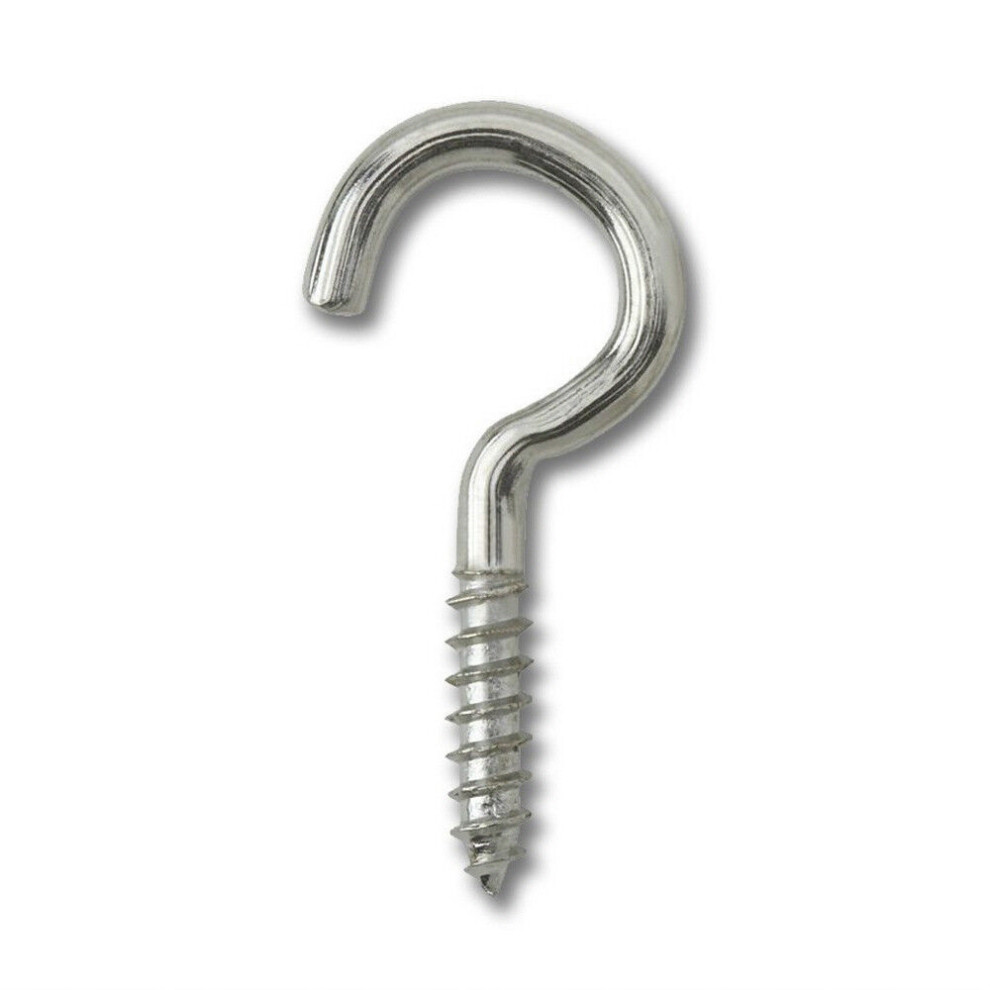 Fort Fasteners® (25 Hooks) Curtain Wire Hooks 25Mm (1 Inch)