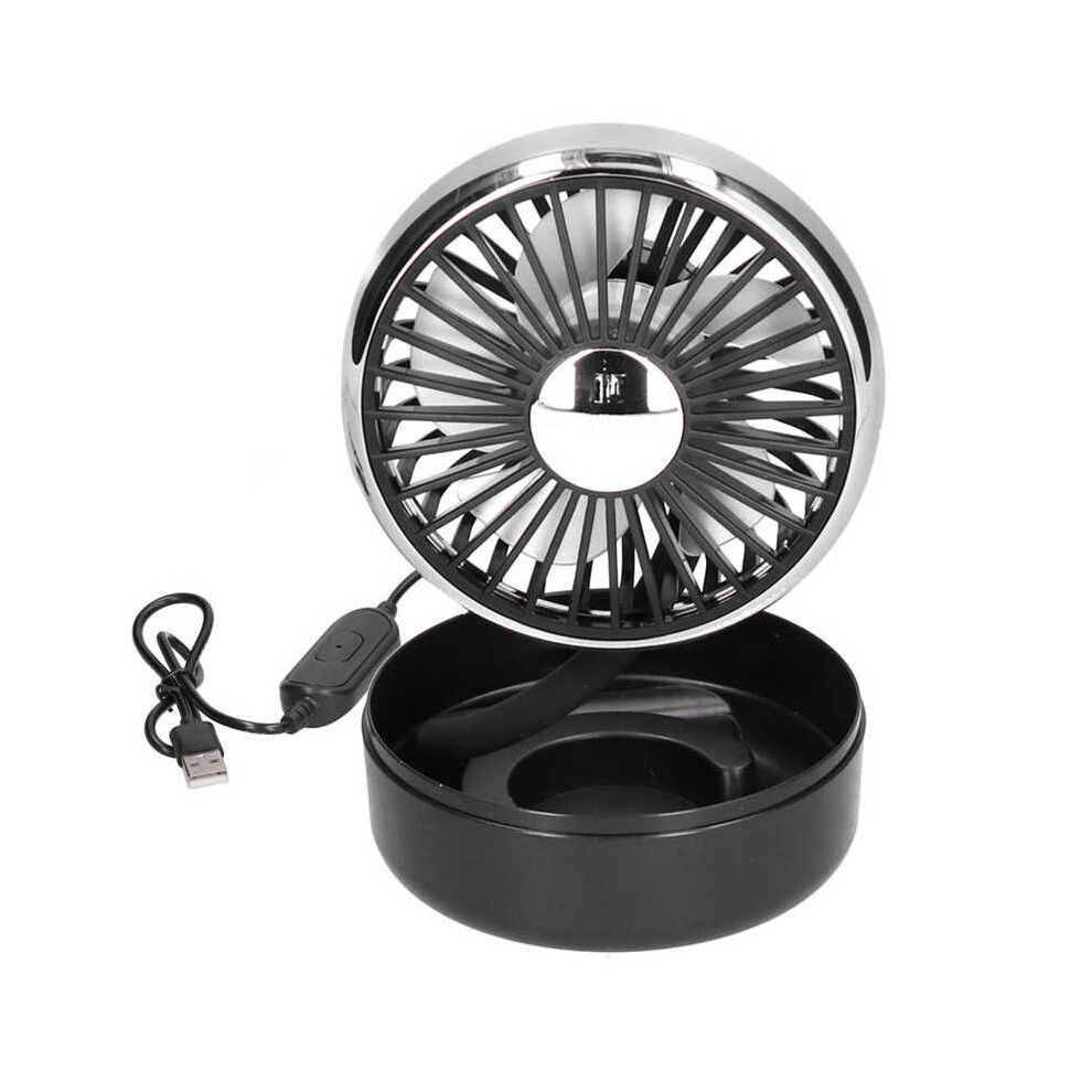 5V Car Fan 360 Degree Rotatable Electric Fan Three Speed Electric Fan With Usb Powered Car Cooler 6935462298846