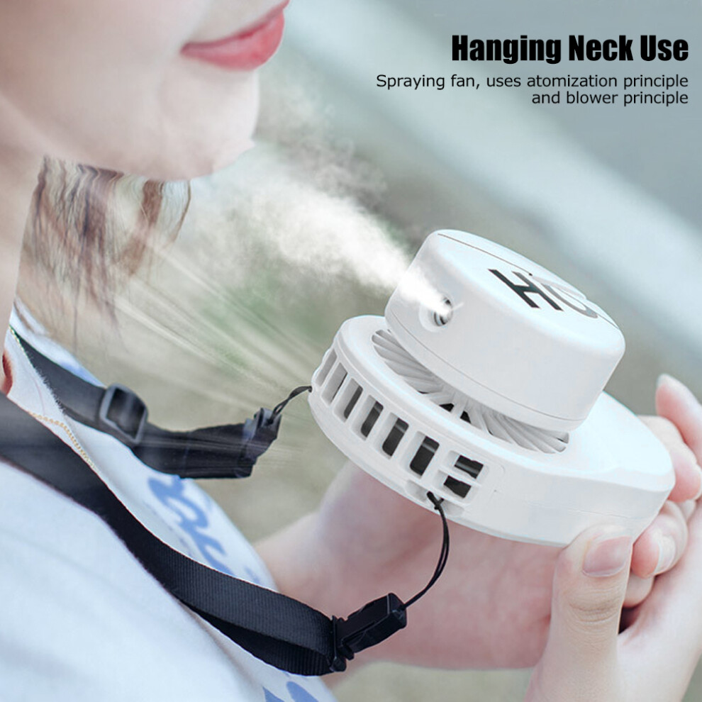 Ventilador Mini Fan USB Charging Travel Hanging Neck Fan Mini Summer Handheld Air Cooler Portable Humidifier Fan Ventilateur