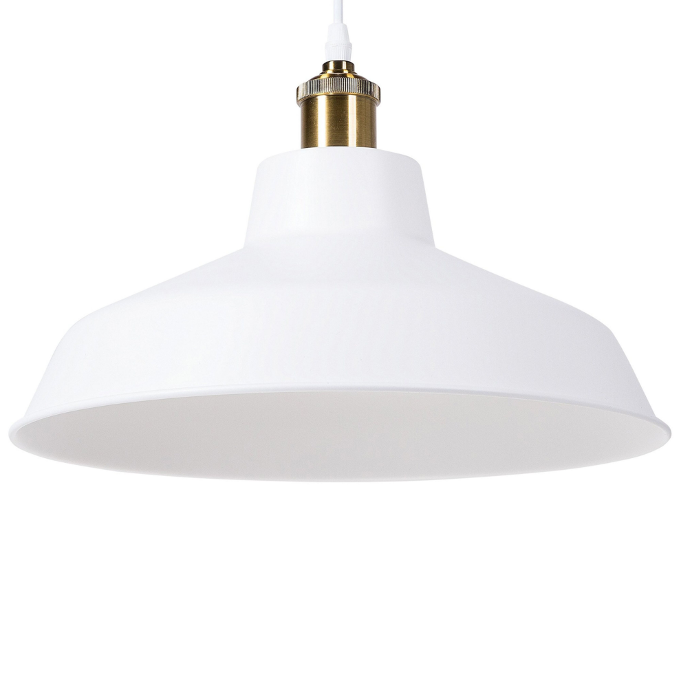 Pendant Lamp PECHORA Metal White