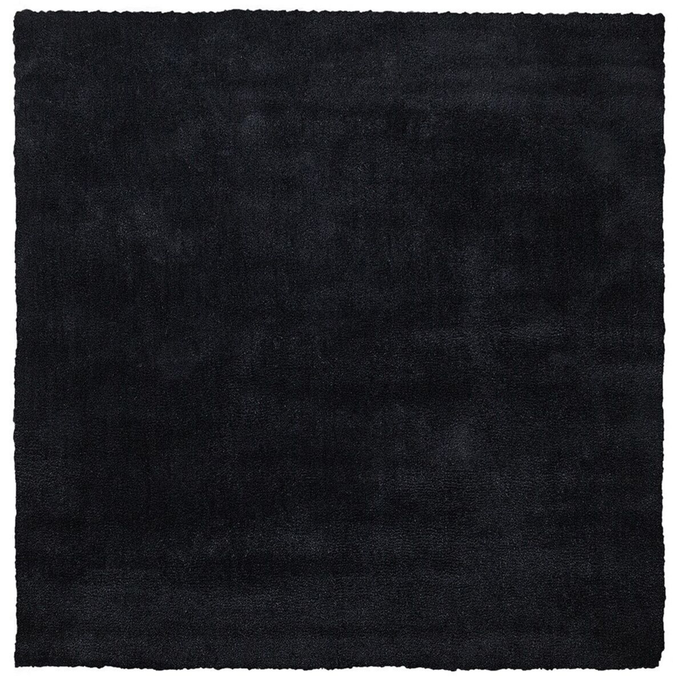 Shaggy Area Rug 200 x 200 cm Black DEMRE