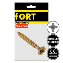 (6.0 x 40mm, 20 screws) Multi-Purpose Screws 6.0 25-120mm Fort Fort Fasteners