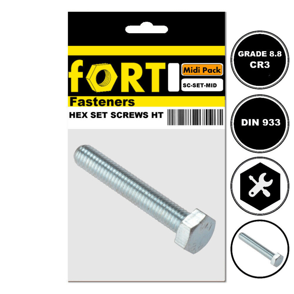 (M6 x 25mm, 8 Set Screws) Set Screws Ht Fort FastenersÂ®-image-OPC-PDYSXWK-NEW