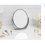 Thinkspace Beauty Soft-Touch Oval Vanity Mirror - Choose Your Color 3