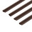 Fence tape clips - brown 23713 5