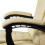 Office chair with footrest - white Malatec 23287 7