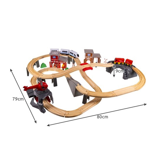 Wooden railway - Kruzzel train 22754 2