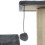 Cat tree 71cm gray Purlov 21712 5
