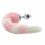 (Veteran 125) Pretty Pink Kitten Anal Butt Plug With Soft Tail Bdsm Pet Play 2