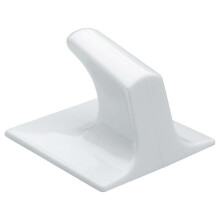 (5 Hooks) Self Adhesive Hooks Large Square 50mm x 50mm White FORT FASTENERS®