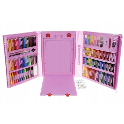 Painting set 208 pieces in a suitcase 2