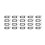 Set of key fobs / identifiers for keys 100 pcs 6