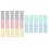 Set of key fobs / identifiers for keys 100 pcs 4