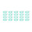 Set of key fobs / identifiers for keys 100 pcs 9