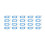 Set of key fobs / identifiers for keys 100 pcs 10