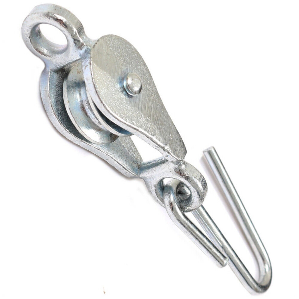 (1 Pulley) Washing Line Pulleys Steel Fort FastenersÂ®