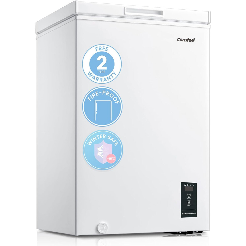 99L Freestanding Chest Freezer with Digital Temperature Control