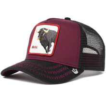 (52) Cartoon sun protection mesh embroidered truck driver baseball cap