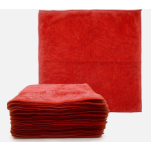 Microfibre Cloths 40x40 Cleaning Drying 10 Kitchen Window Car Wipe Red