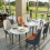 (Beige) 2 Pcs Leather Dining Chairs Metal Legs Dining Room 7