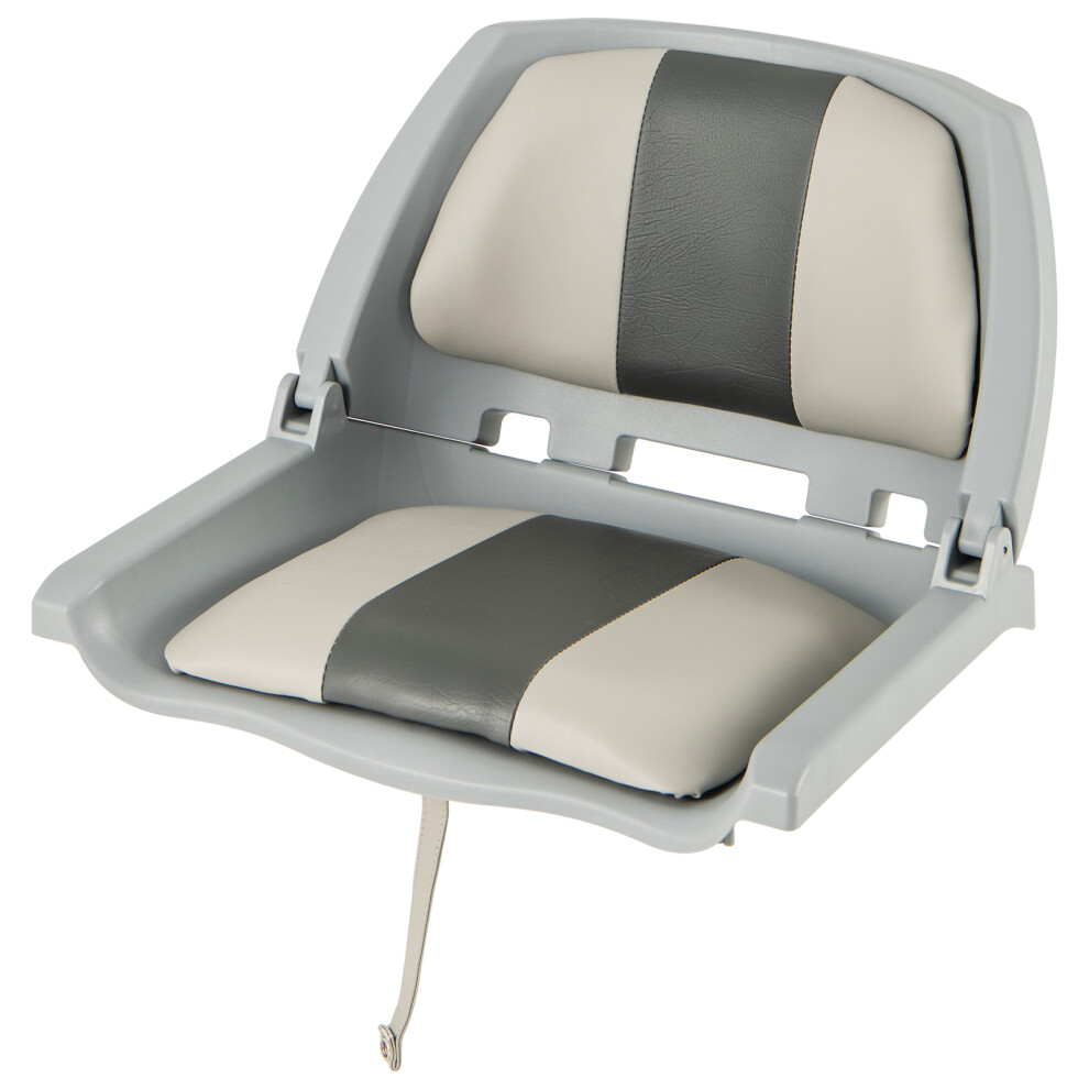 Folding Low Back Boat Seat Waterproof Upholstered Boat Chair