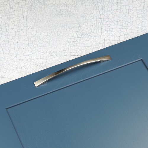Brushed Nickel Kitchen Cabinet Handle 160mm Hole Centres 1