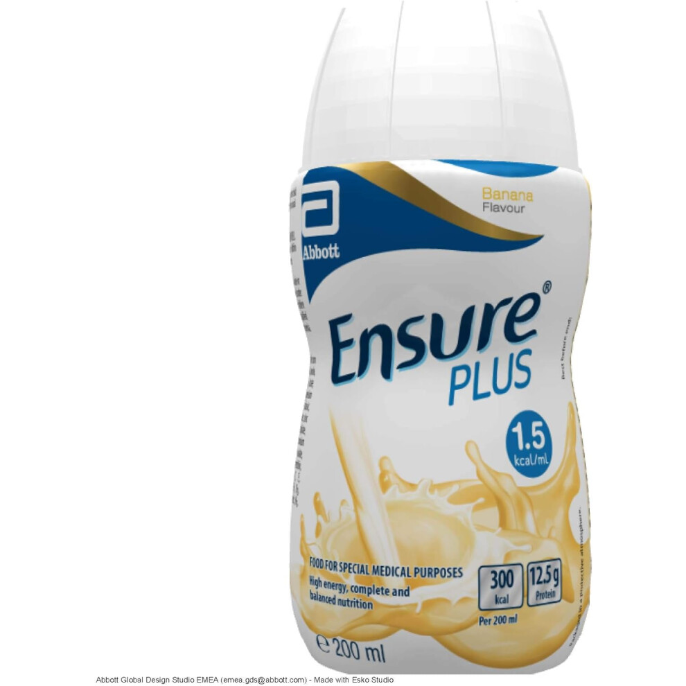 Ensure Plus Banana 200ml - Pack of 12