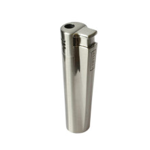 Clipper Electronic Metal Gift Lighter Brushed Chrome