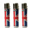 Clipper Clipper Great Britain Flag Refillable Gas Lighters x 3 1