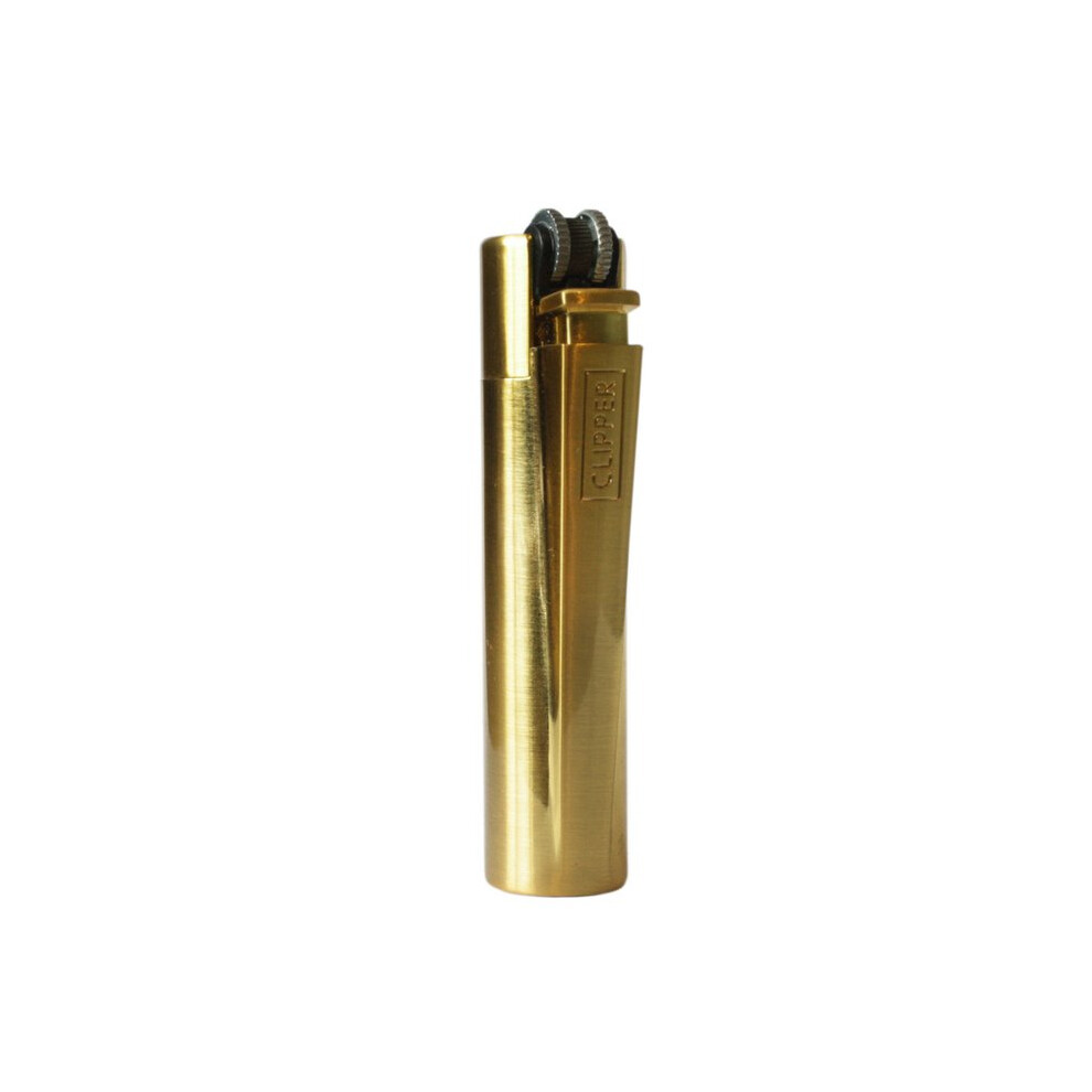 Clipper Metal Gift Lighter Brushed Gold