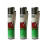 Clipper Clipper Wales Flag Refillable Gas Lighters x 3 1
