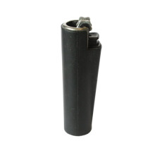 Clipper Refillable Pocket Lighter Soft Touch Rubber Black