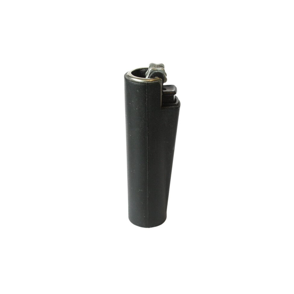 Clipper Refillable Pocket Lighter Soft Touch Rubber Black