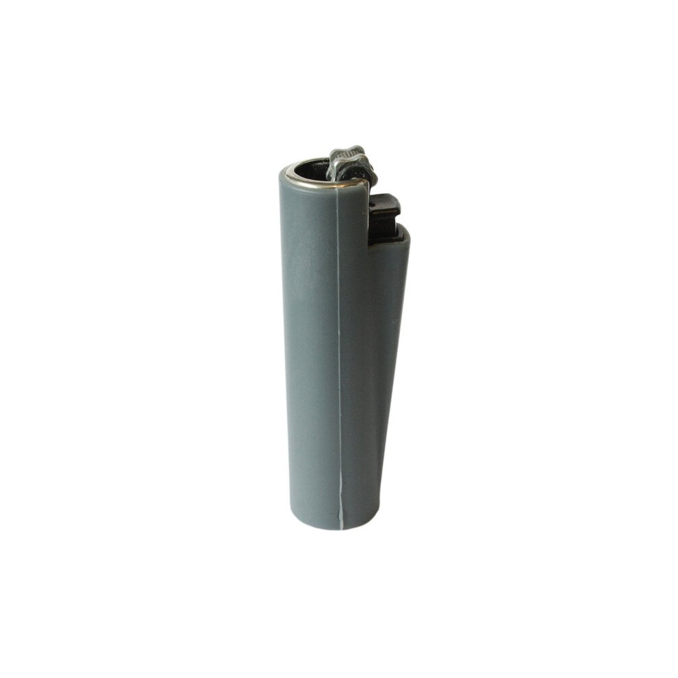 Clipper Refillable Pocket Lighter Soft Touch Rubber Grey