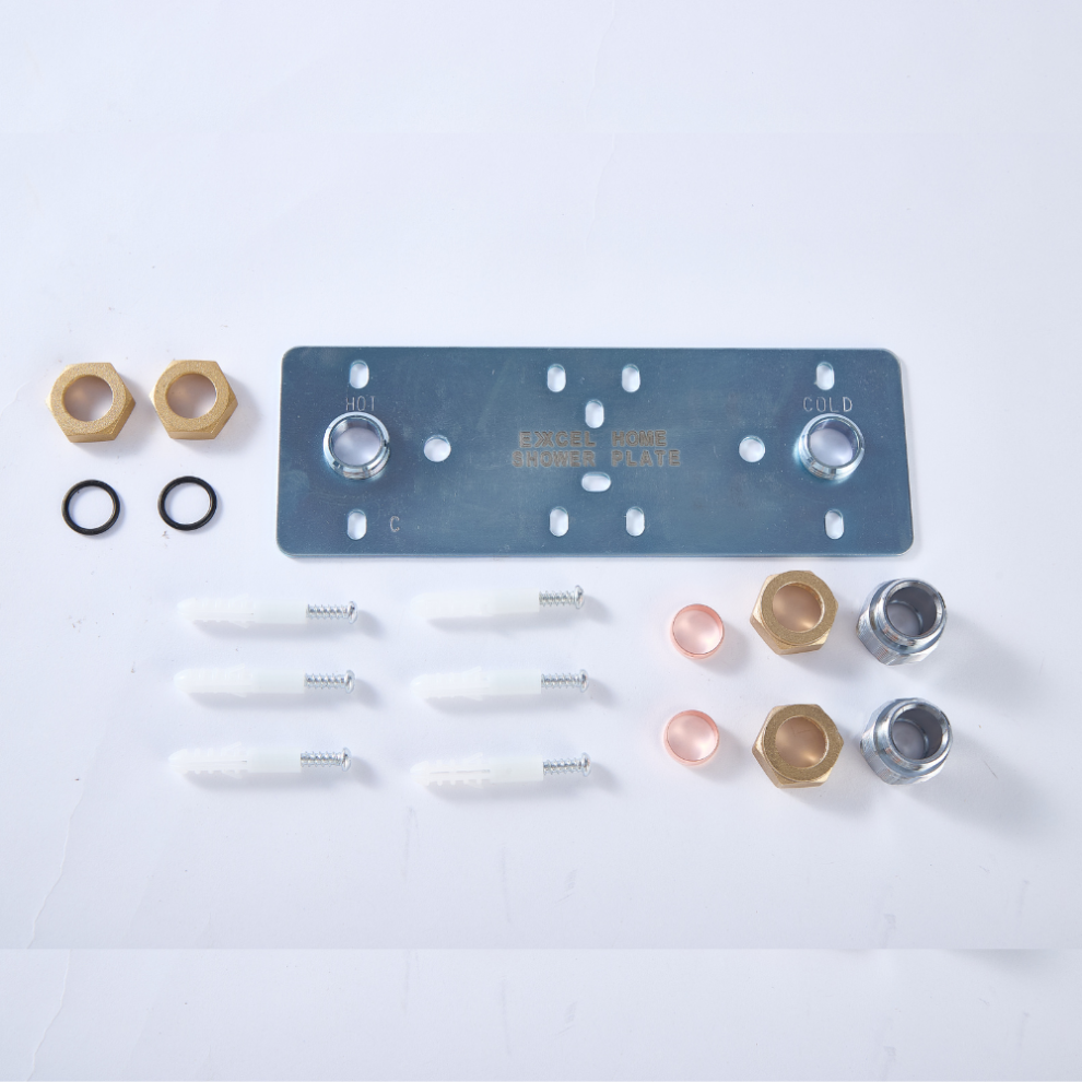 Shower Fixing Plate Concealed 150Mm Shower Mounting Kit 5060807960117