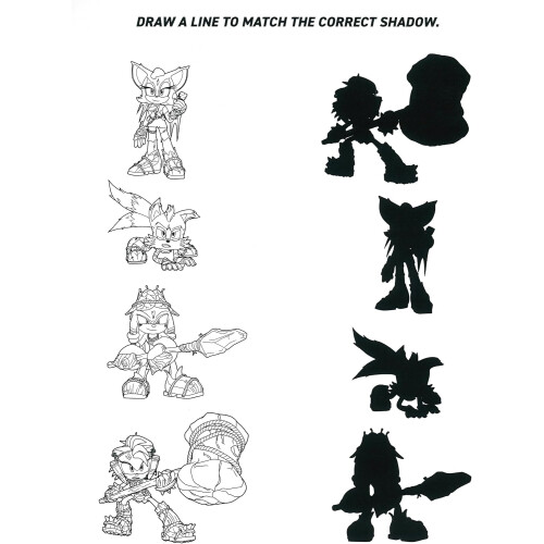 Sonic Prime Scratch Art Fun Activity Pad Includes Wooden Stylus 2