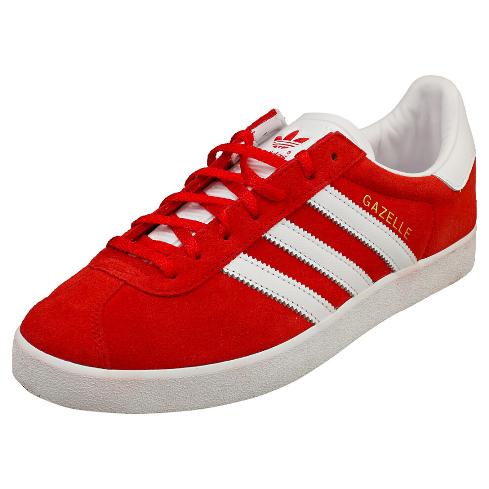 (10) adidas Gazelle 85 Mens Fashion Trainers in Red White